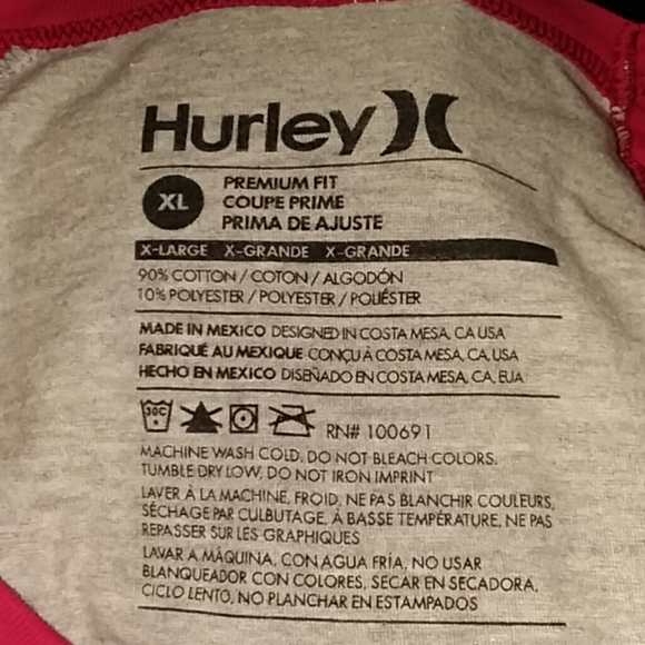 Hurley mens XL long sleeve shirt - Picture 3 of 5